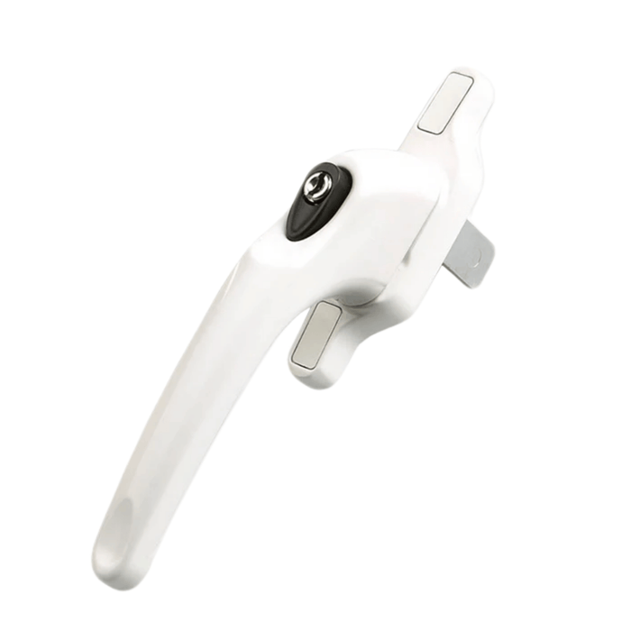 Cadenza Aluminium Window Handle Tongue (spade) Driven White Right / Left Hand