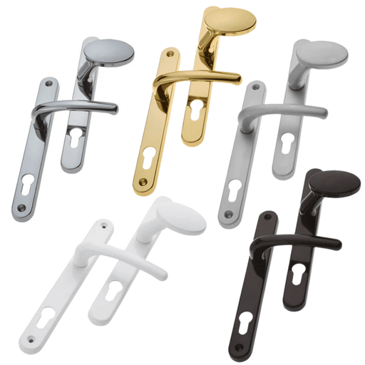 Fab Fix Balmoral UPVC Lever Pad Door Handles 92pz 210mm Screw Centres