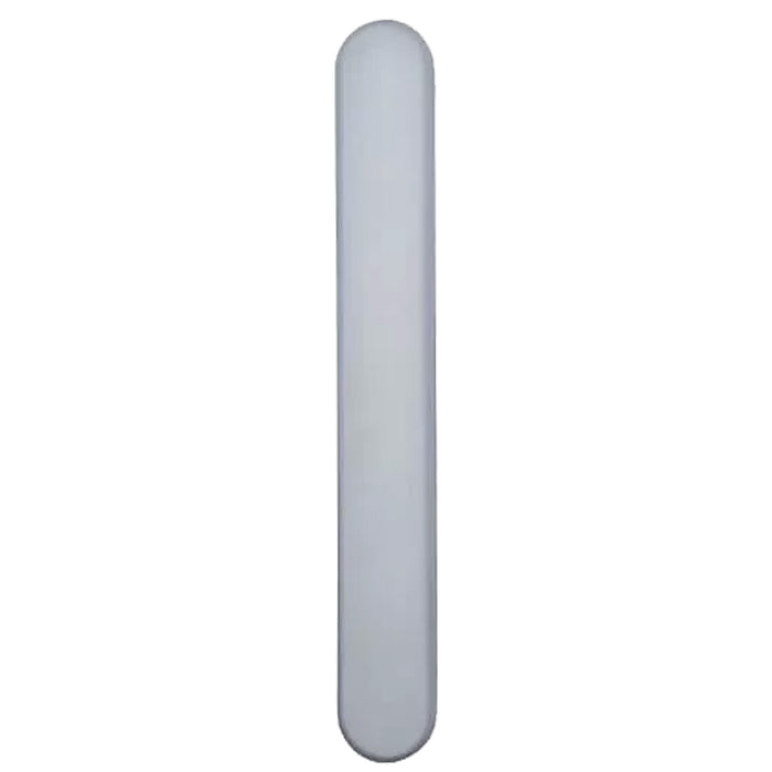 uPVC Door Handle Blank Plate French Doors Blanking Handle PVC 215mm Screw Centres Short Backplate