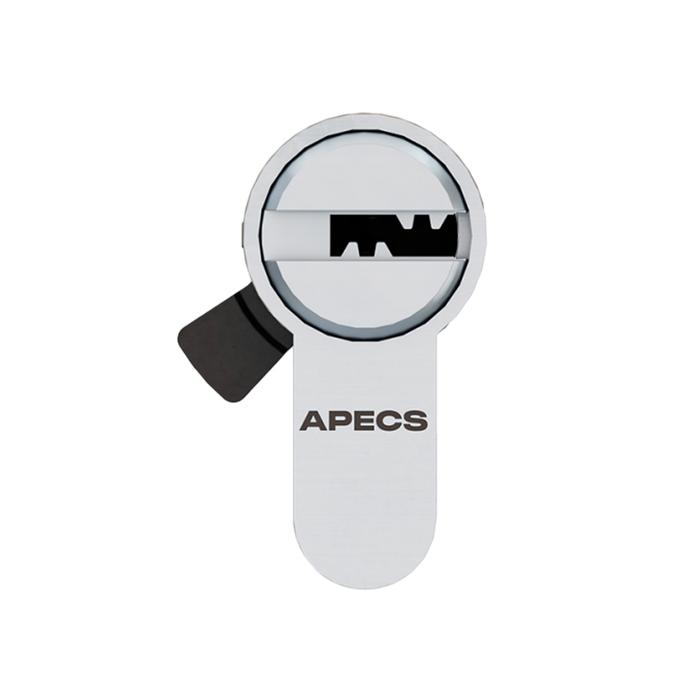 Apecs AP High Security Euro Half Cylinder Nickel Door Lock uPVC Aluminium Timber Door Barrel 6 Pin