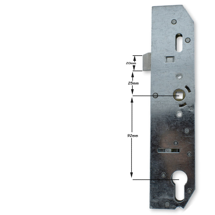 Mila Coldseal Latch Only Replacement uPVC Gear Box Door Lock Centre Case 35mm