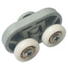 4 x CARAVAN ELLBEE SHOWER DOOR ROLLERS DOUBLE 19MM WHEELS