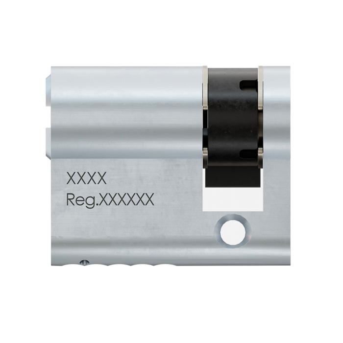 Apecs AP High Security Euro Half Cylinder Nickel Door Lock uPVC Aluminium Timber Door Barrel 6 Pin