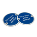 Fire Door Keep Locked (Pack of 2) - Stainless Steel Door Sign - 3" / 76mm