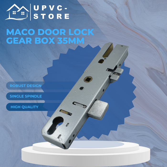 Maco uPVC  Old Style Replacement Door Lock  Gear Box Centre Case 35mm Backset