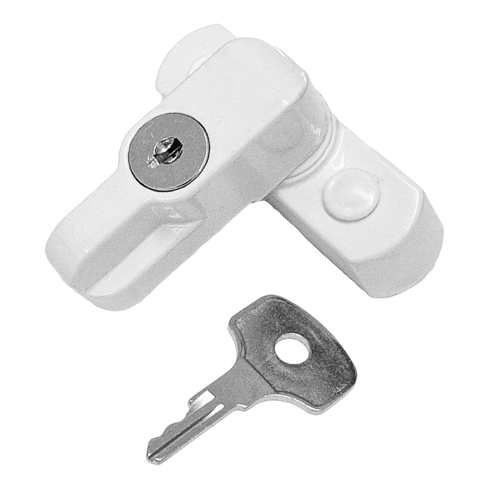 Key Locking Sash Window Jammer/Window Restrictor for UPVC Windows & Doors - Extra Security