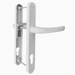 UPVC Double Glazing 92PZ 210mm Screw Centres Sprung Patio Door Handle Set PVC Long Backplate