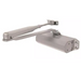 Size 3 Overhead Door Closer No Cover Fire Rated BS EN1154 Silver