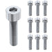 Pack of 10 Hexagon Socket Head Cap Screws M6 x 25mm Din 912 A4-80