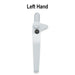 Avocet WMS uPVC Window Handle Avocet Cockspur Window Handle White Double Glazed