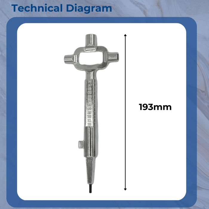 Locksmith Tool (Cylinder Gage, Cam Turner, Spindle Turner ) Multi Purpose