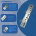 Safeware Multi Point Upvc Double Glazed Door Gearbox Lock 35mm 92mm