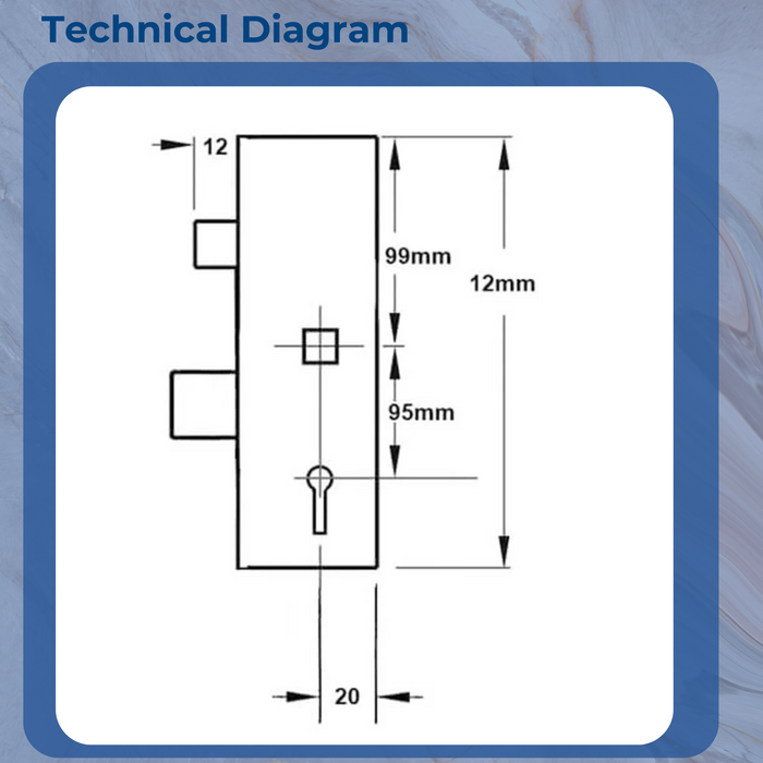 Era Vectis Multipoint Door Lock Centre Gear Box UPVC Doors 35mm Backset 5 Lever Deadbolt