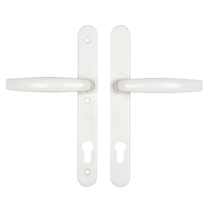 Hoppe Atlanta Lever Lever UPVC Multipoint Door Handles - 92mm PZ Unsprung 200mm Screw Centres Triple Screw Suits Roto