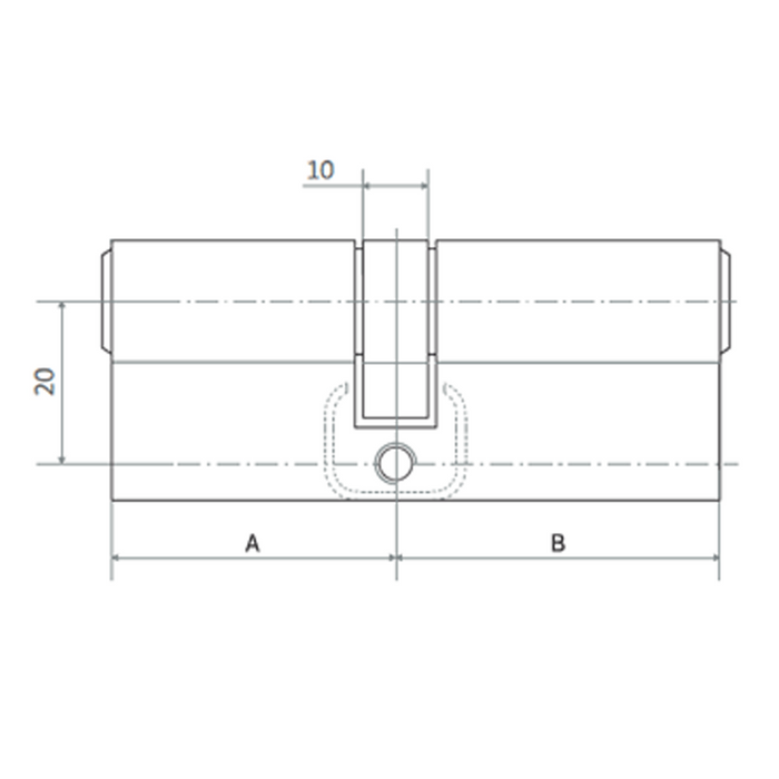 Apecs XS 1 Star Euro Cylinder Dual Colour Door Lock uPVC Aluminium Timber Door Barrel 6 Pin