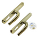 UPVC Door Handle Fullex 68PZ Sprung Double Glazing Pair Set PVC 215mm Genuine UAP Fullex