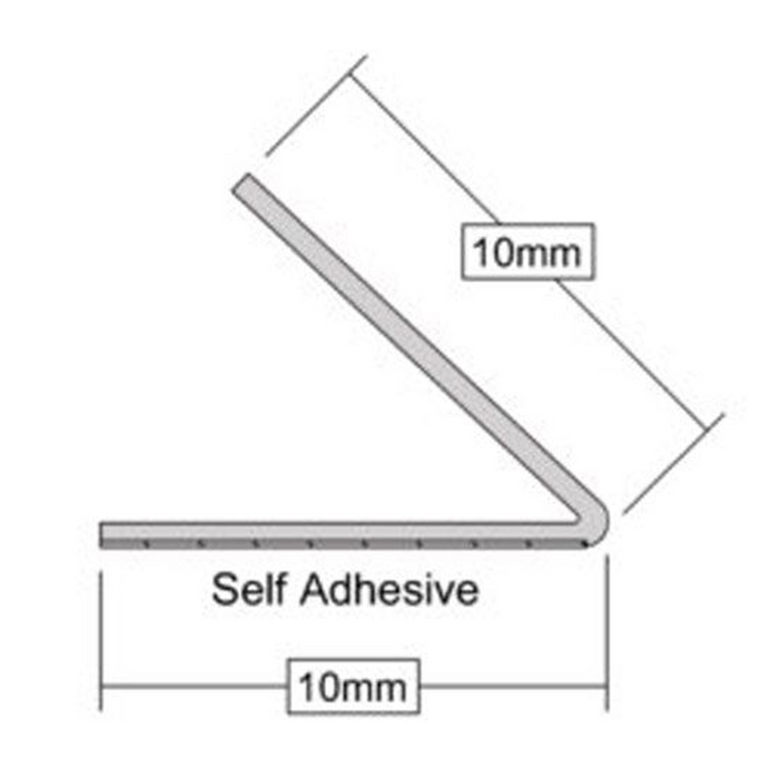 Stormguard V-Profile Seal Tape 5m (16ft) V White