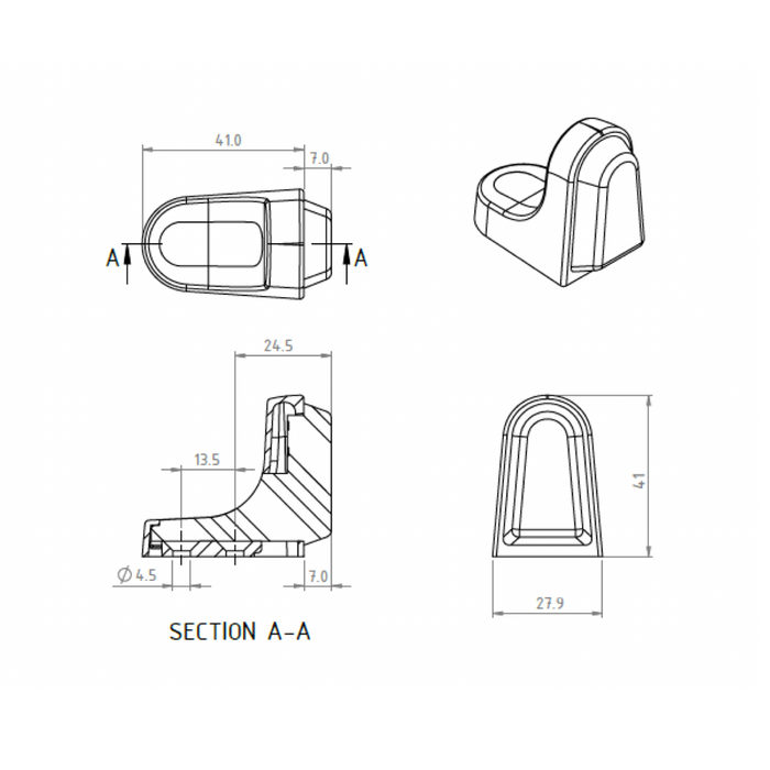 Glide Hardware Patio Bump Stop