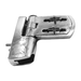 TROJAN PATRIOT FLAG HINGE IN CHROME WHITE FOR UPVC DOOR TRO-0740-2005