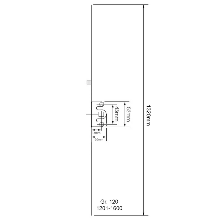 SI Siegenia Tilt and Turn TBT Drive Gear Upvc Lock Mechanism Genuine Original SI - GR120 1201-1600 F / TGMK Gr. 120 FFH 1201 - 1600