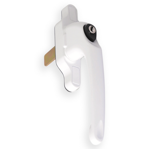 Cadenza Aluminium Window Handle Tongue (spade) Driven White Right / Left Hand