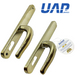 UPVC Door Handle Fullex 68PZ Sprung Double Glazing Pair Set PVC 215mm Genuine UAP Fullex