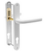 UPVC Door Handle Avocet Pioneer Sprung 92mm PZ Double Glazing Pair Set Patio PVC White 215mm