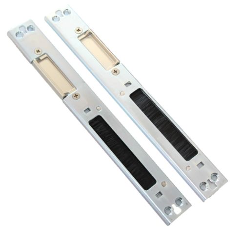 Universal Upvc Door Latch & Deadbolt Plate Centre Keep - Avocet