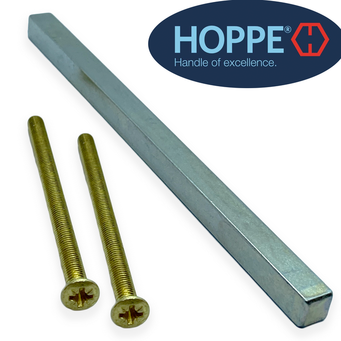 Hoppe Spindle and Screws Pack for UPVC Door Handle Sets - Brass